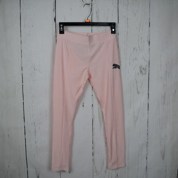 💰3/$25 NWT Puma Big Girls Leggings Pink Logo Active Size XL - Picture 4 of 7